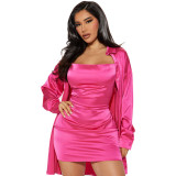 Seductive and Fashionable Scarlet Cami Two-Piece Set