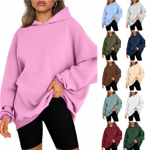 Womens Oversized Hoodies Sweatshirts Fleece Hooded Pullover Tops Sweaters Casual Comfy Fall Fashion Outfits Clothes 2023