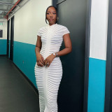 Solid Color Elegance Seductive and Slimming Knit Maxi Dress