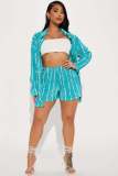 Sultry and Chic Pleated Floral Two-Piece Set