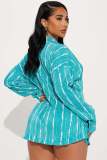 Sultry and Chic Pleated Floral Two-Piece Set