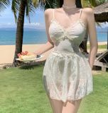 Girls' Lace One Piece Swimsuit