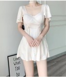 Women's Conservative Design One-Piece Swimsuit skirt
