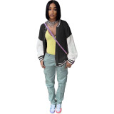 Casual Tops Knit Jacket with Pockets