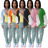 Casual Tops Knit Jacket with Pockets