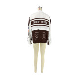 Women's Autumn and Winter Cardigan Printed Outer Jacket