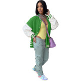 Casual Tops Knit Jacket with Pockets