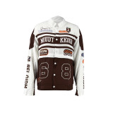 Women's Autumn and Winter Cardigan Printed Outer Jacket