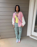 Casual Tops Knit Jacket with Pockets