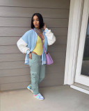 Casual Tops Knit Jacket with Pockets