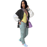 Casual Tops Knit Jacket with Pockets