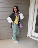 Casual Tops Knit Jacket with Pockets