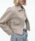 Collar Turn-Down Long Sleeve Soft Jacket Coat