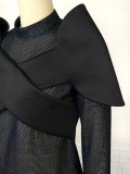 Patchwork Cute Mesh Long Sleeve Factory Shirts for Women Blouse