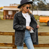 Women's Relaxed Denim Jacket Top