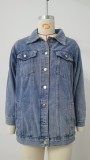 Women's Relaxed Denim Jacket Top