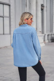 Flattering Slim-Fit Denim Long-Sleeve Shirt