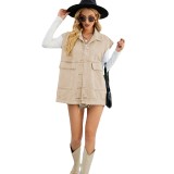 Fashionable and Trendy Women's Denim Vest