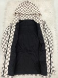 Fashion Simple Tops Hooded Double-layer Jacket