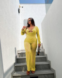 Women Mesh Sheer 3pcs Outfits Long Sleeve Top Long Pant Bikini Cover Up