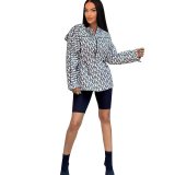 Fashion Simple Tops Hooded Double-layer Jacket