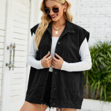 Fashionable and Trendy Women's Denim Vest