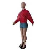 Slim Zipper Padded Down Jackets