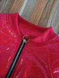 Slim Zipper Padded Down Jackets