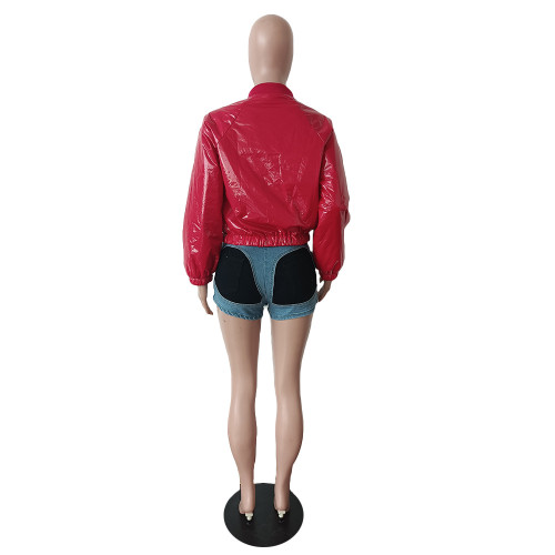 Slim Zipper Padded Down Jackets