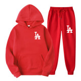 Men's Hooded Sweatshirt and Sports Pants Casual Suit
