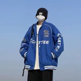 Loose Embroidered Bomber Jacket