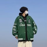 Loose Embroidered Bomber Jacket