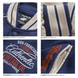 Autumn Embroidery Loose Patchwork Street Casual Baseball Jacket