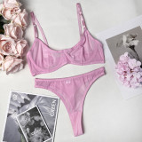 Sexy See-through 2-piece Lingerie Set
