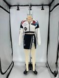 Printed Long Sleeve Jacket with Buttoned Mini Skirt Autumn/Winter Two-Piece Set
