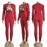 New Arrival Sporty and Stylish Digital Printed Two-Piece Set