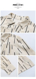 Amazon Lapel Shirt Dress 2023 Autumn Long Sleeve Buttoned Printed Dresses