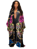 Summer Cardigan Satin Open Front Long Kimono Swimsuit Cover Ups Imitation Silk Robe Plus Size