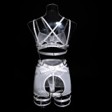 Strap Splicing See Through Sexy lingerie set