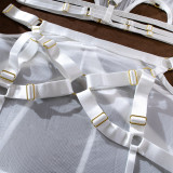 Strap Splicing See Through Sexy lingerie set