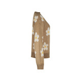Autumn/Winter Women's Long Sleeve Jacquard Sweater
