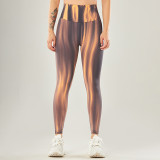 Tie-dye Seamless High Waist, Peach Butt, Breathable and Sweat-wicking Tight-fitting Yoga Pants Leggings