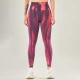 Tie-dye Seamless High Waist, Peach Butt, Breathable and Sweat-wicking Tight-fitting Yoga Pants Leggings