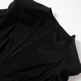 Deep V Hollow Out Long Sleeve Butt-Lifting Jumpsuit