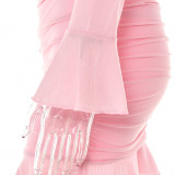 Waist-cinching Slimming Shirt Dress