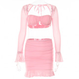 Waist-cinching Slimming Shirt Dress