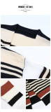Color Block Long Sweater Cardigan