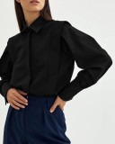 Cotton Right Angle Shoulder Shirt for women