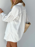 Exquisite Floral Bubble Sleeve Top and Shorts Set