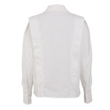 Cotton Right Angle Shoulder Shirt for women